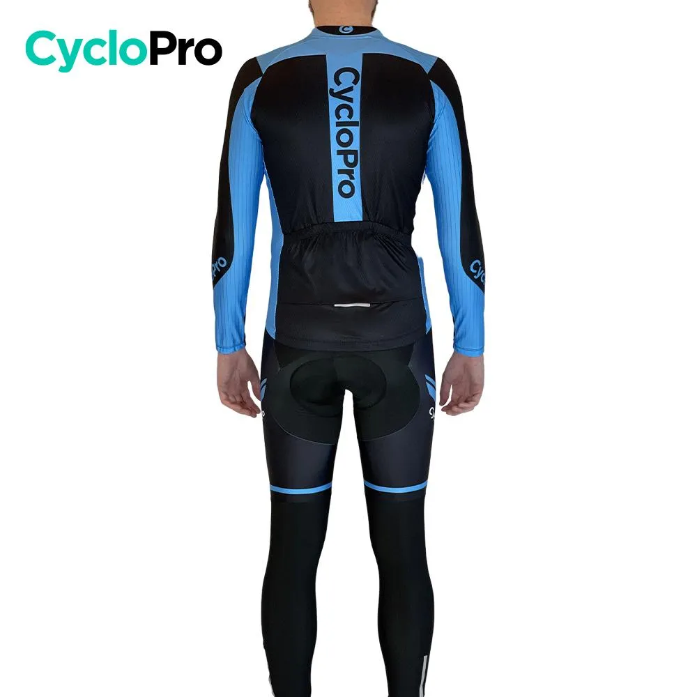 Tenue cycliste automne bleue - Flash+