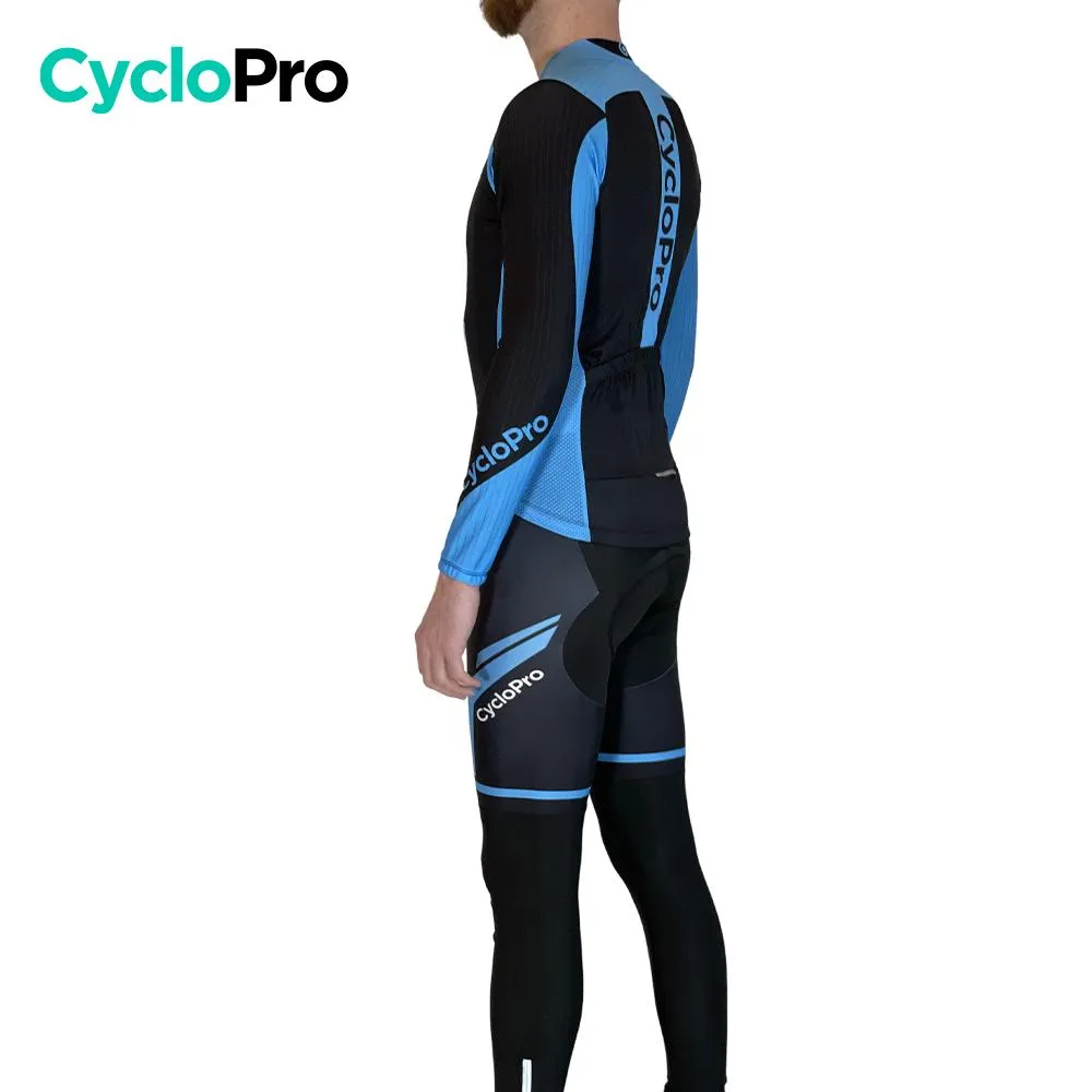 Tenue cycliste automne bleue - Flash+