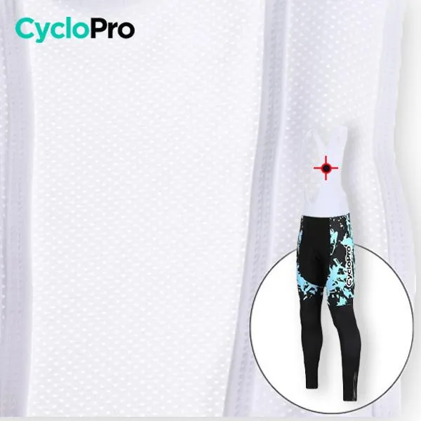 TENUE CYCLISTE AUTOMNE BLEUE - SPLASH+