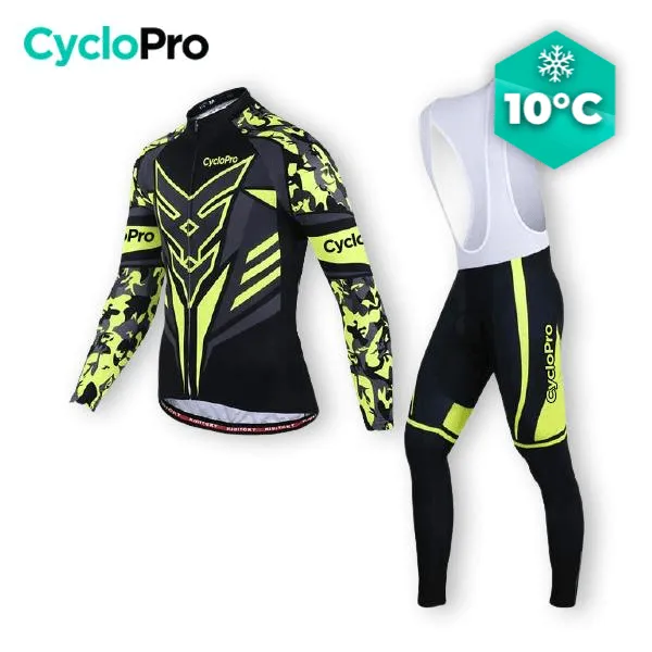 TENUE CYCLISTE AUTOMNE JAUNE - SQUAD+