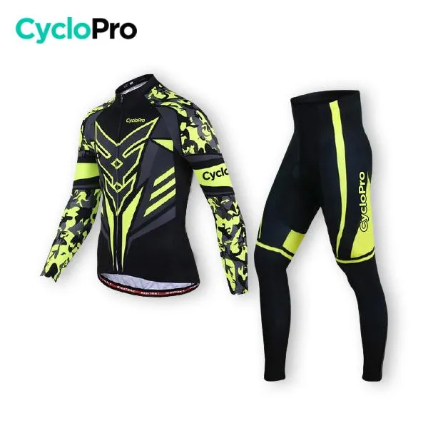 TENUE CYCLISTE AUTOMNE JAUNE - SQUAD+