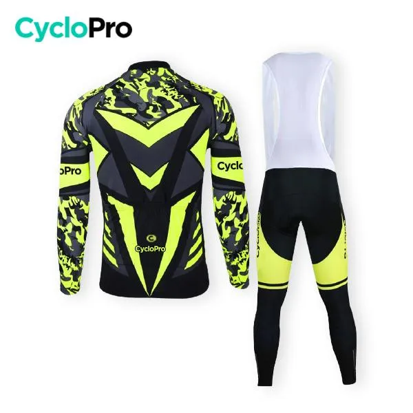 TENUE CYCLISTE AUTOMNE JAUNE - SQUAD+