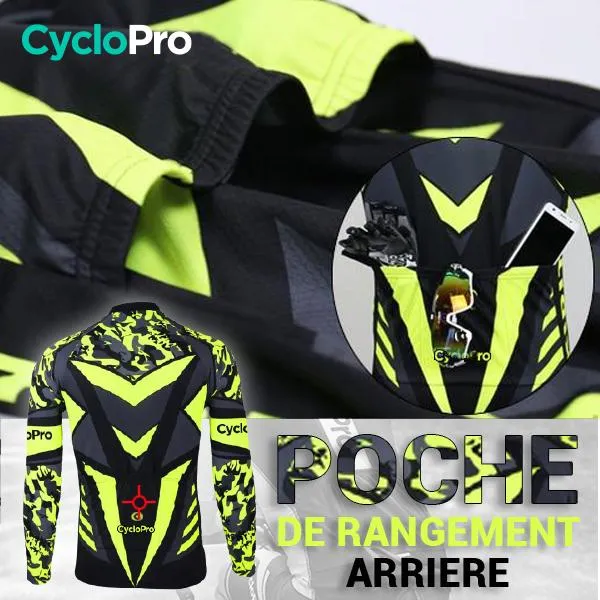 TENUE CYCLISTE AUTOMNE JAUNE - SQUAD+