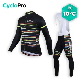 TENUE CYCLISTE AUTOMNE NOIRE - HAPPY+