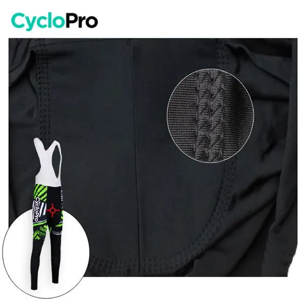 TENUE CYCLISTE AUTOMNE VERTE - DIRTY+