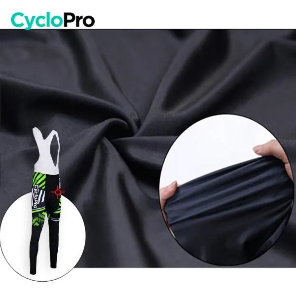 TENUE CYCLISTE AUTOMNE VERTE - DIRTY+