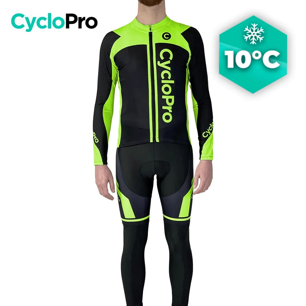 Tenue cycliste automne verte - Flash+