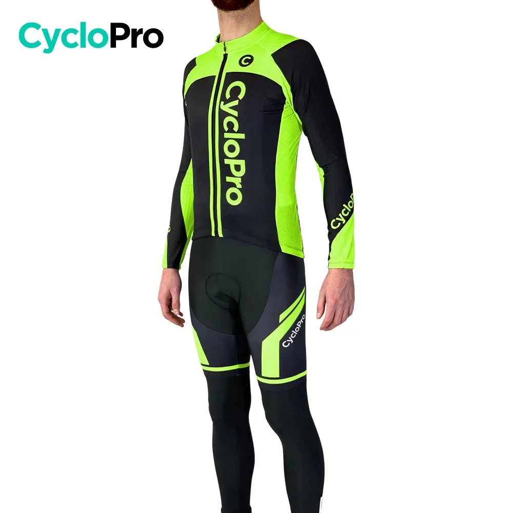 Tenue cycliste automne verte - Flash+