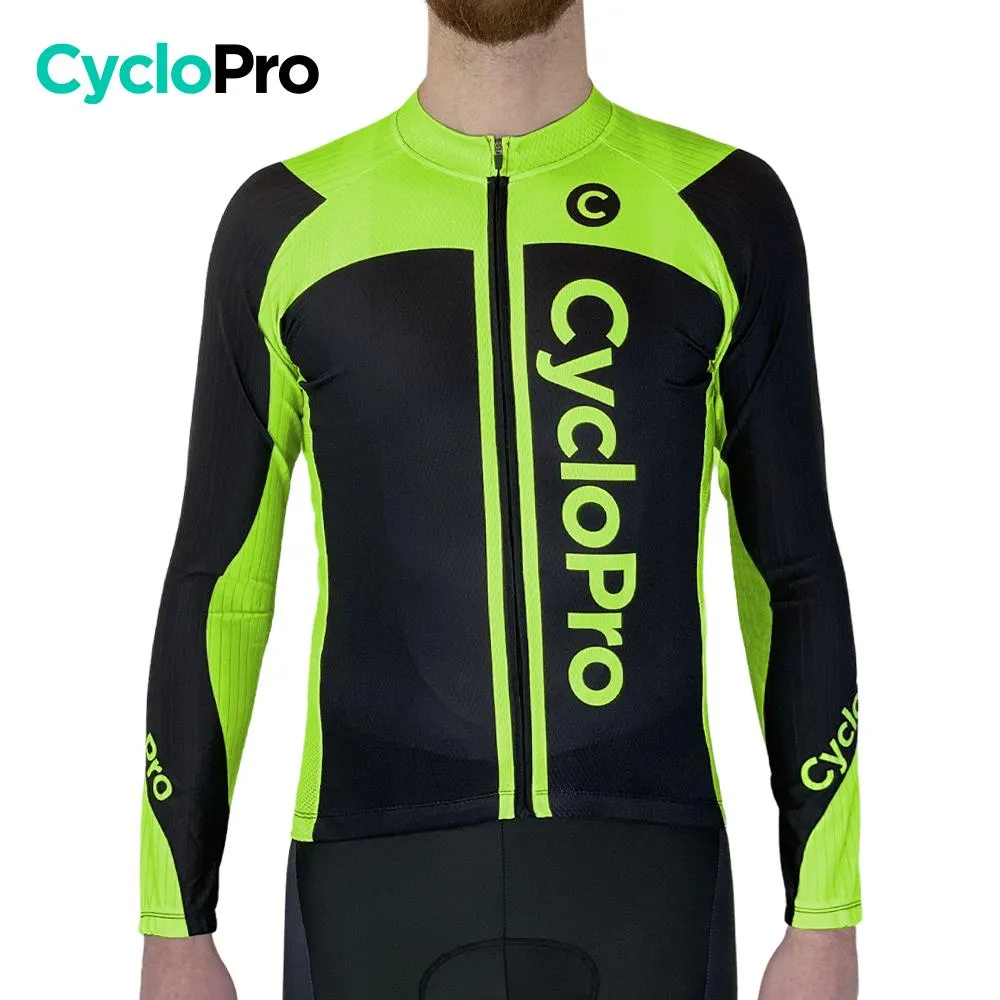 Tenue cycliste automne verte - Flash+