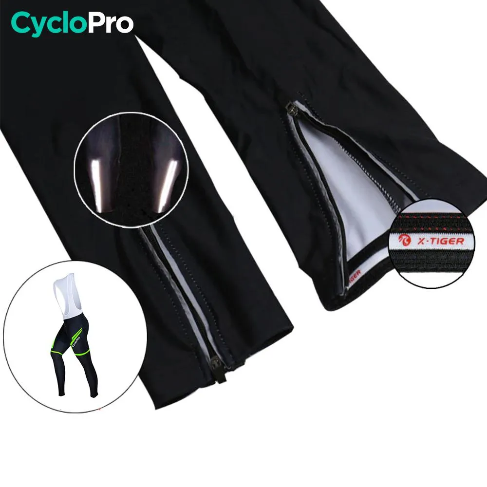 Tenue cycliste automne verte - Flash+