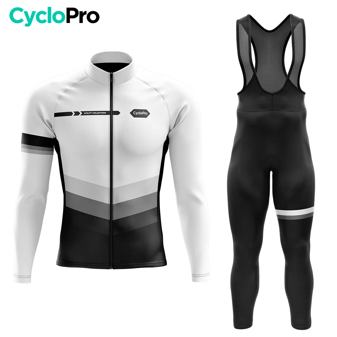 Tenue cycliste hiver Blanche - Agility