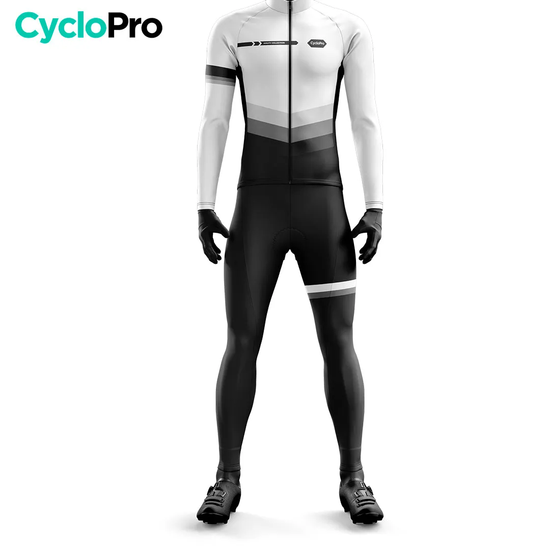 Tenue cycliste hiver Blanche - Agility