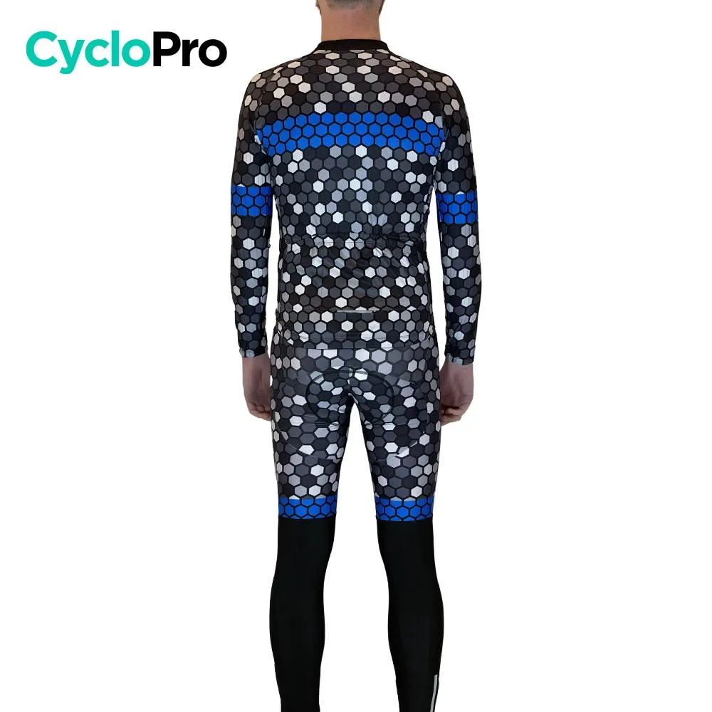 Tenue cycliste hiver Bleue - Atmosphère+