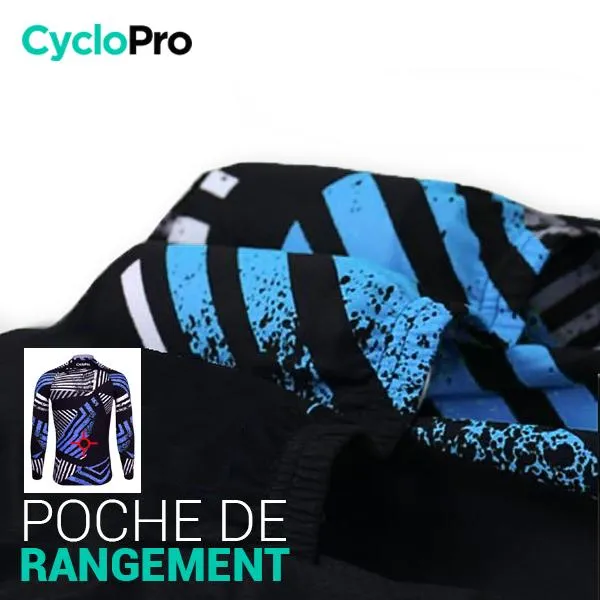 TENUE CYCLISTE HIVER BLEUE - DIRTY+