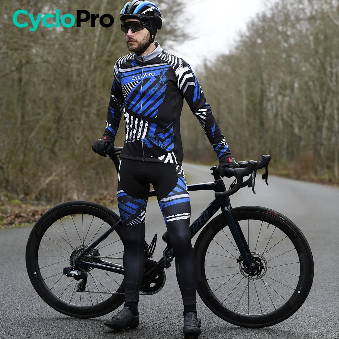 TENUE CYCLISTE HIVER BLEUE - DIRTY+