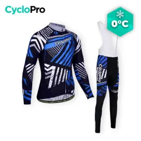 TENUE CYCLISTE HIVER BLEUE - DIRTY+