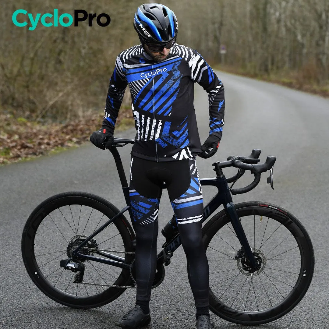 TENUE CYCLISTE HIVER BLEUE - DIRTY+