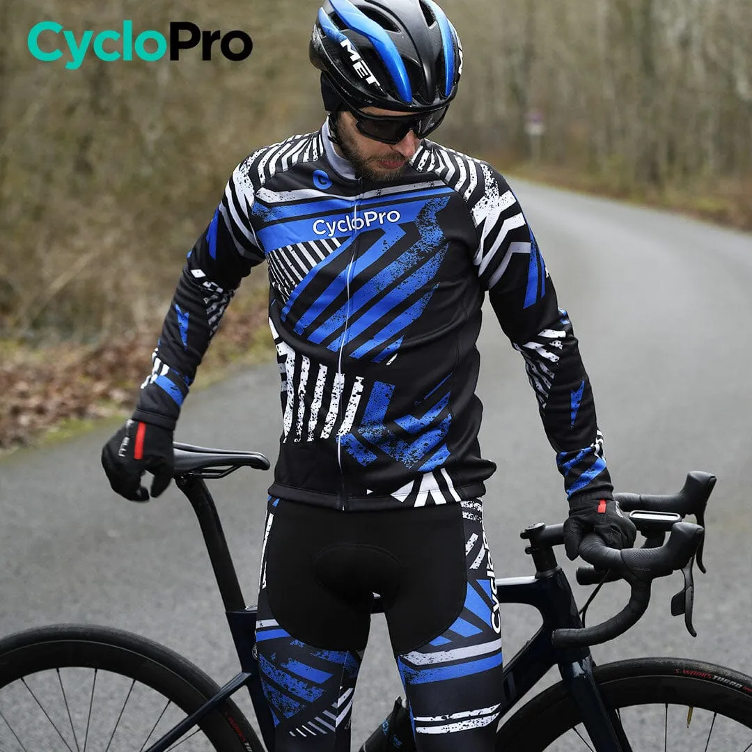 TENUE CYCLISTE HIVER BLEUE - DIRTY+