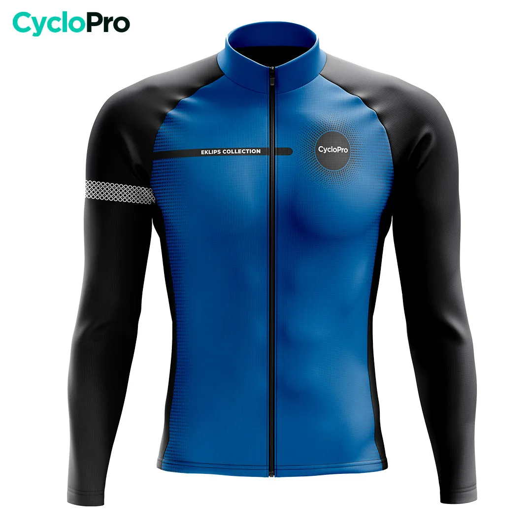 Tenue cycliste hiver Bleue - Eklïps