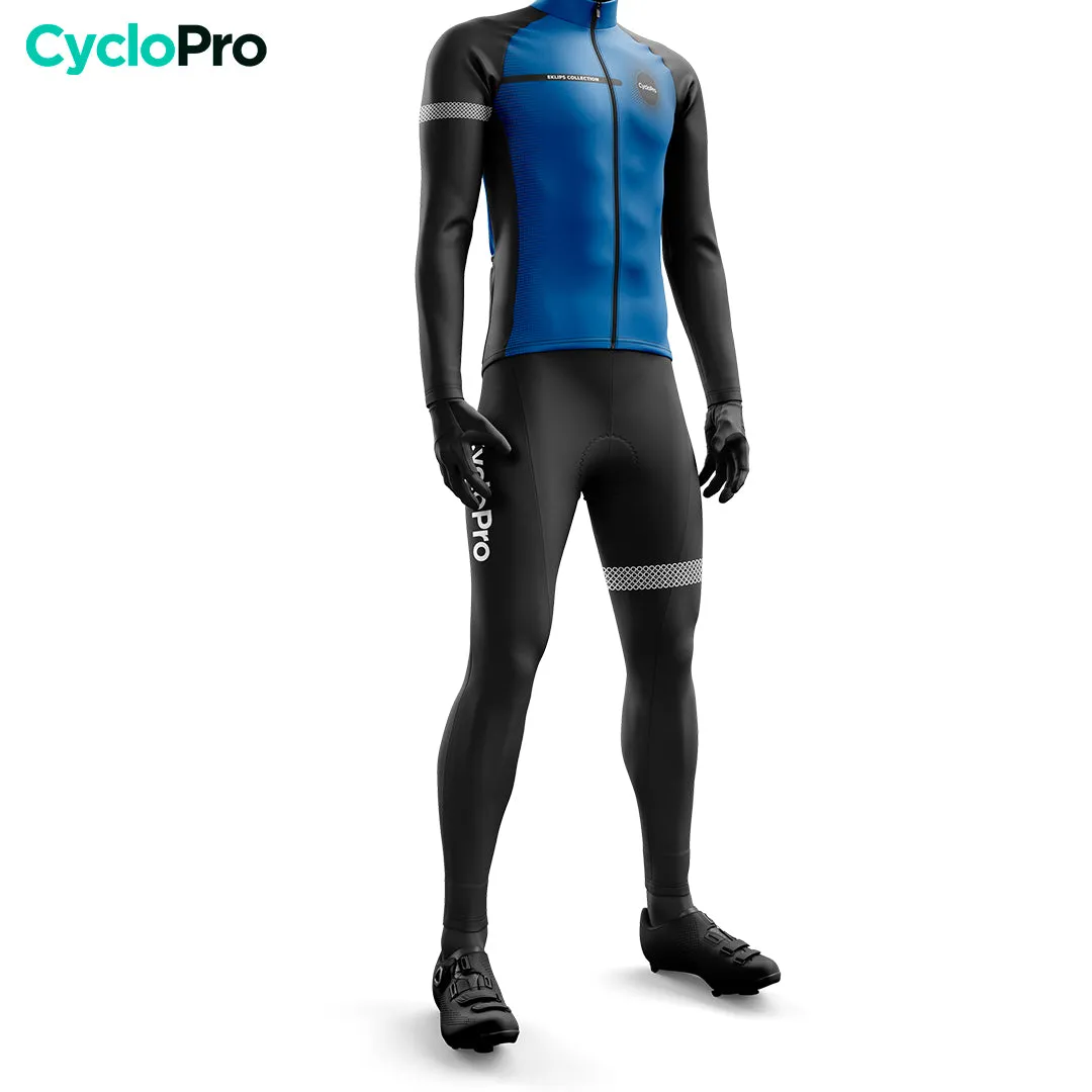 Tenue cycliste hiver Bleue - Eklïps