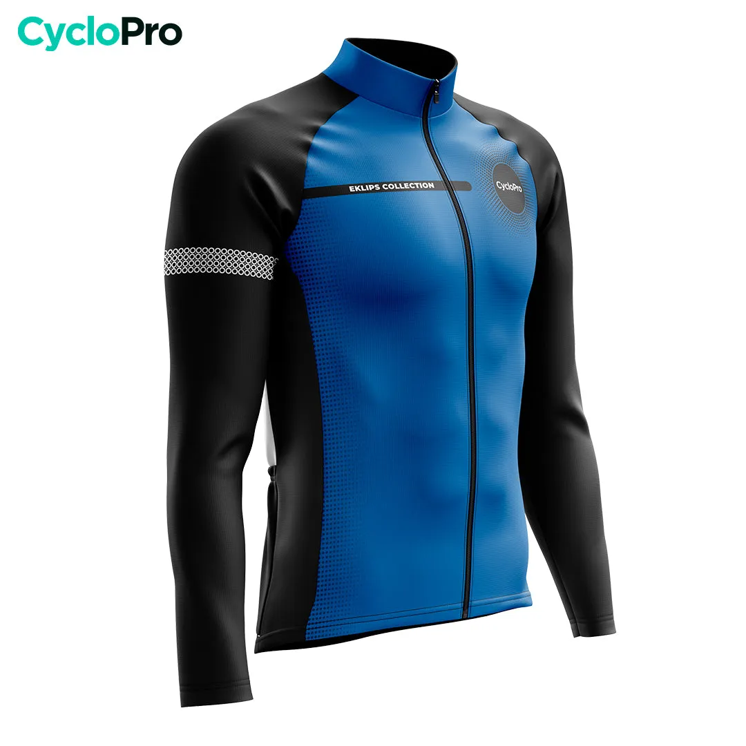 Tenue cycliste hiver Bleue - Eklïps