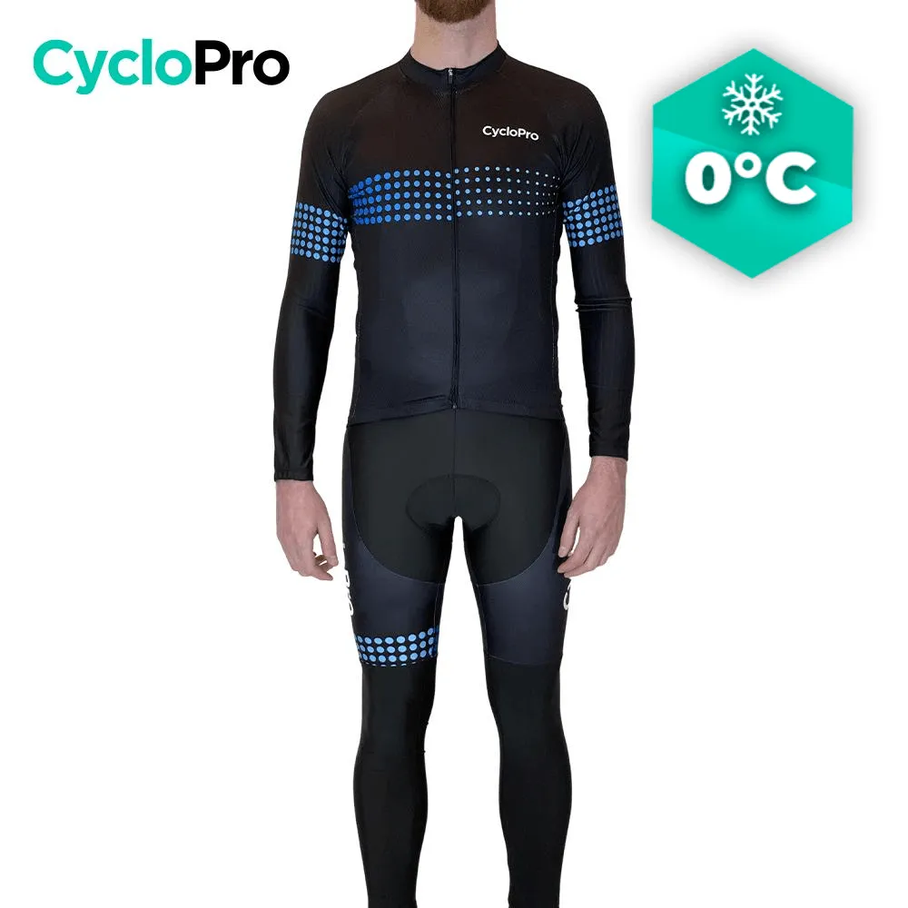 Tenue cycliste hiver Bleue - Liberty+