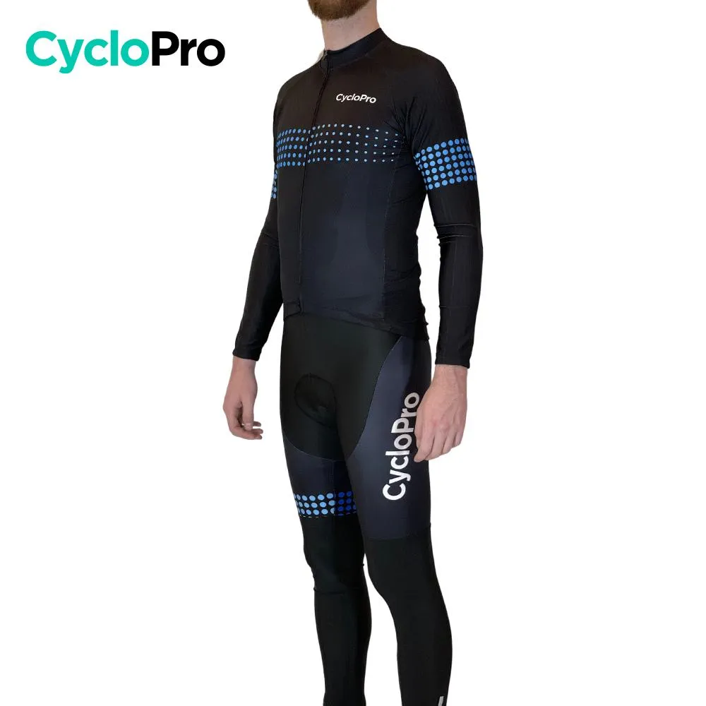 Tenue cycliste hiver Bleue - Liberty+