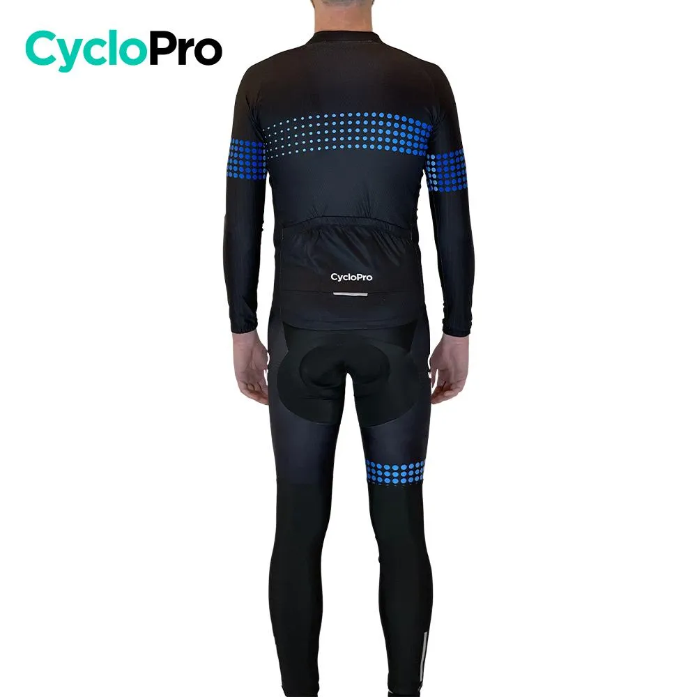 Tenue cycliste hiver Bleue - Liberty+