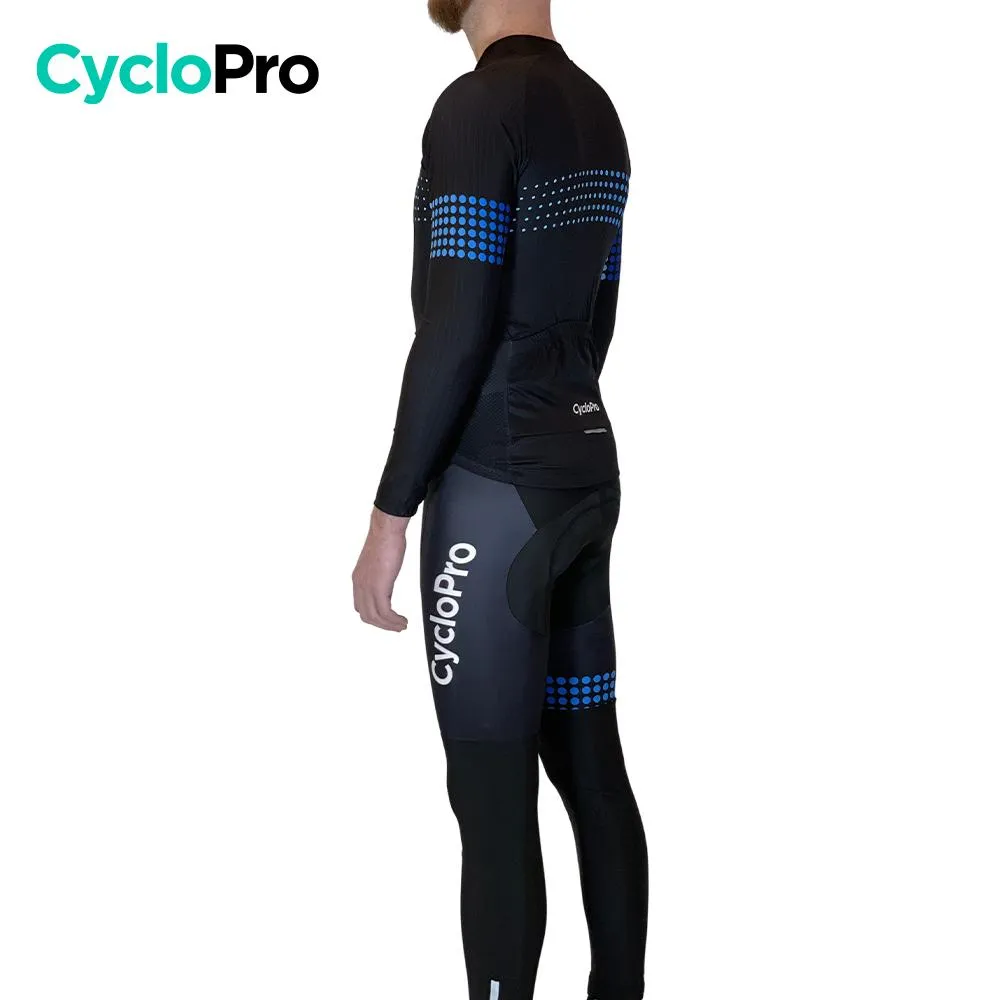 Tenue cycliste hiver Bleue - Liberty+