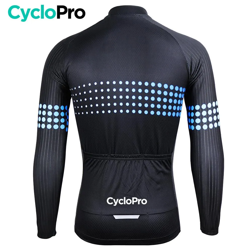 Tenue cycliste hiver Bleue - Liberty+