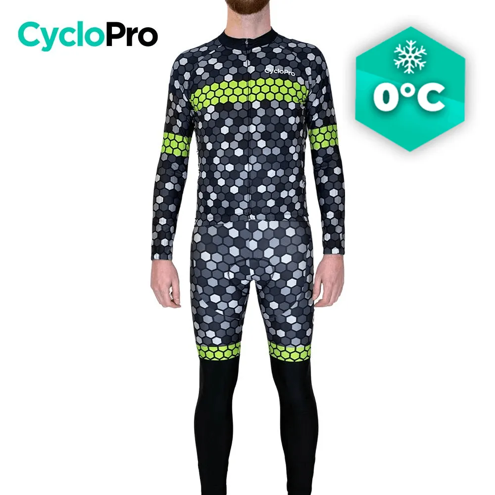 Tenue cycliste hiver Jaune - Atmosphère+