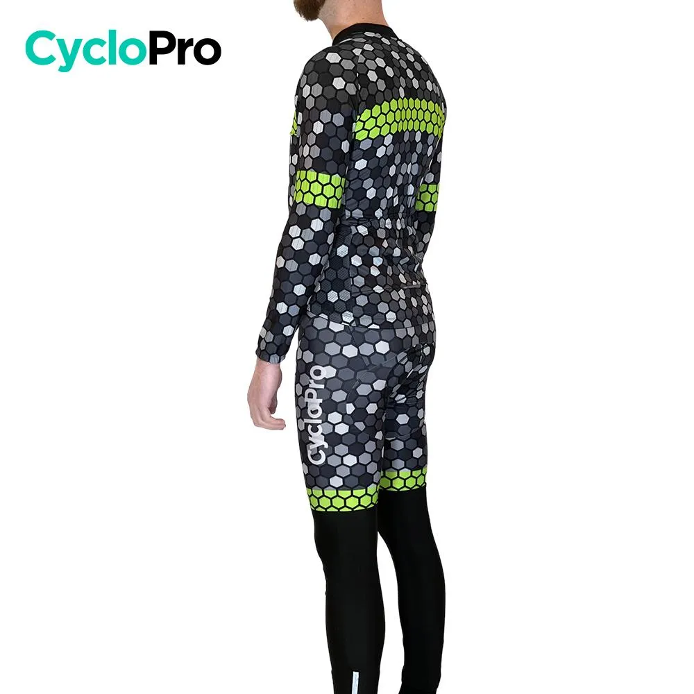 Tenue cycliste hiver Jaune - Atmosphère+