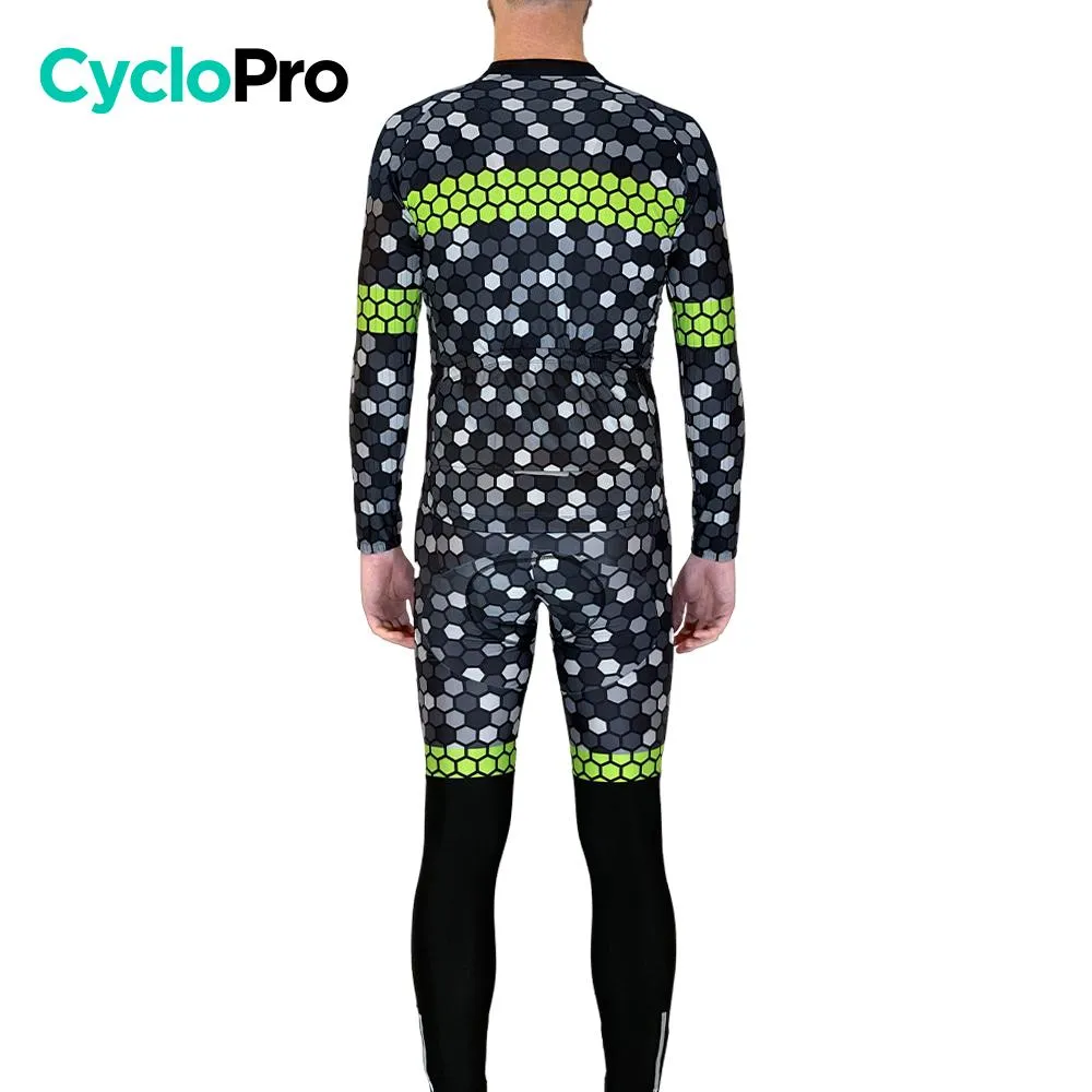 Tenue cycliste hiver Jaune - Atmosphère+