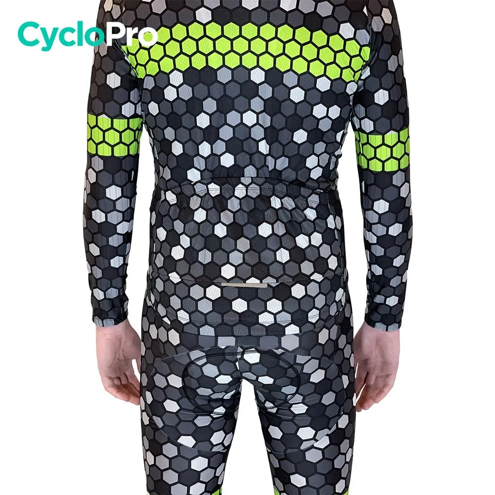 Tenue cycliste hiver Jaune - Atmosphère+