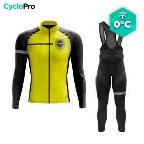 Tenue cycliste hiver Jaune - Eklïps