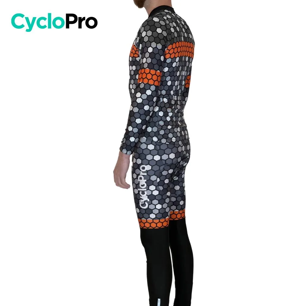 Tenue cycliste hiver Orange - Atmosphère+