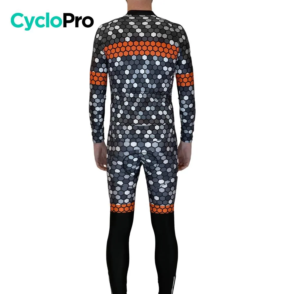 Tenue cycliste hiver Orange - Atmosphère+