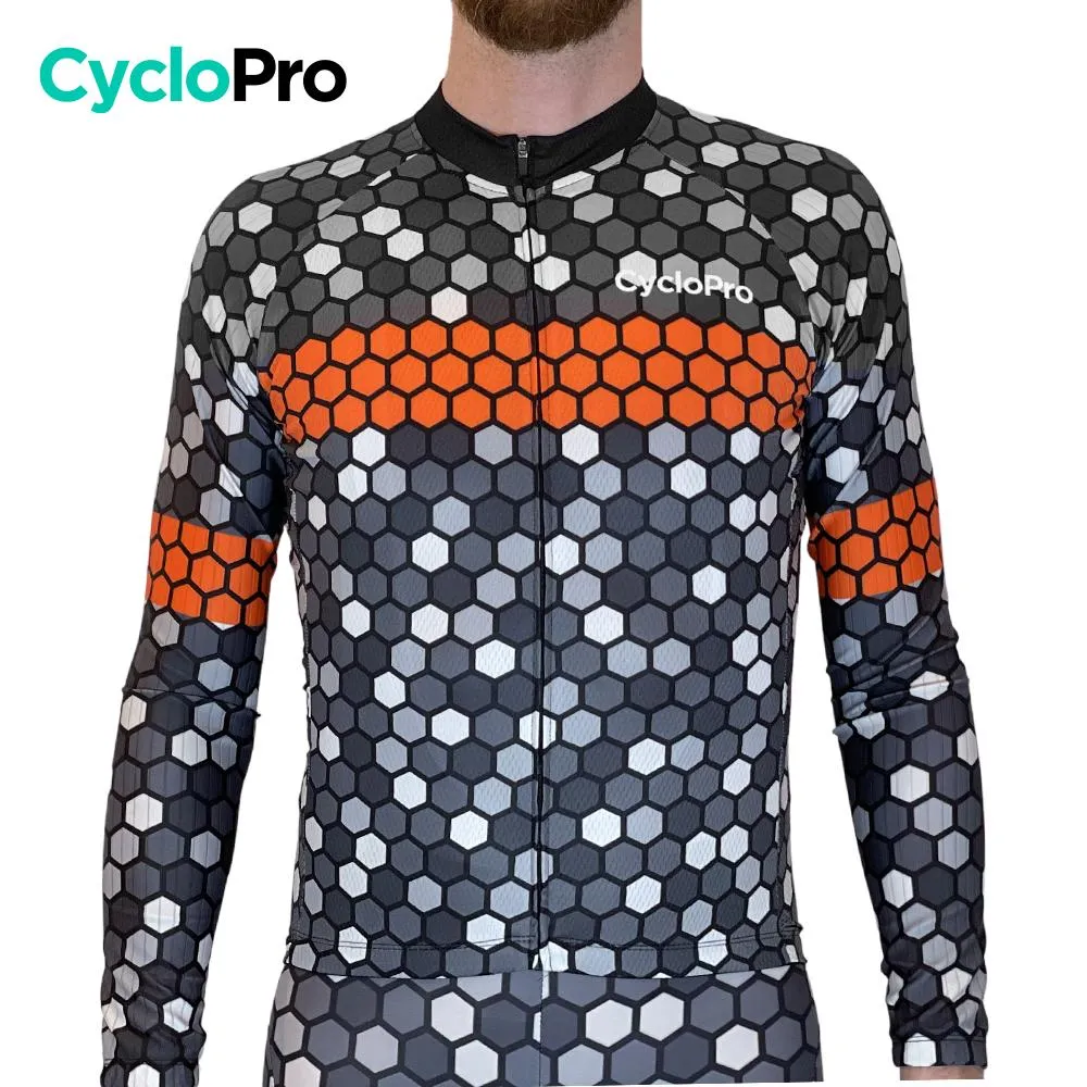 Tenue cycliste hiver Orange - Atmosphère+