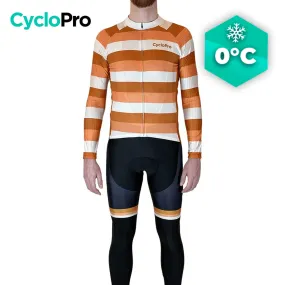 Tenue cycliste hiver Orange - Evasion+