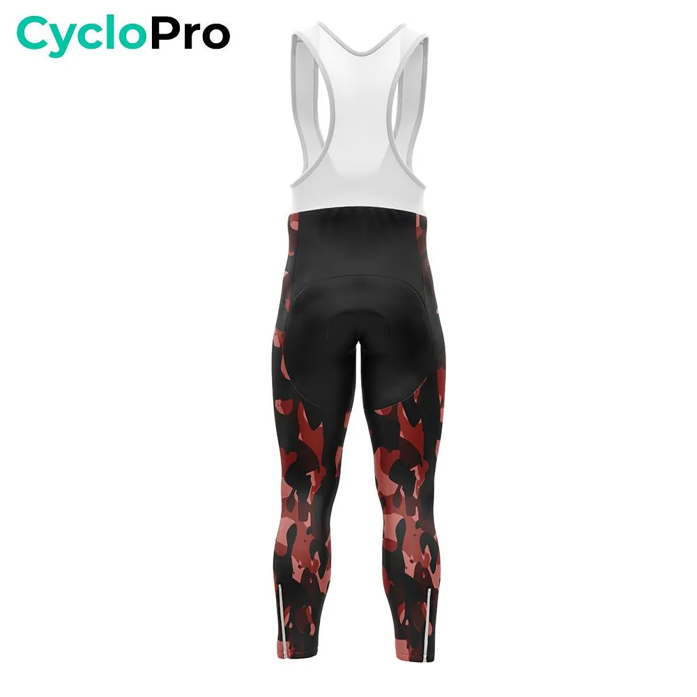 TENUE CYCLISTE HIVER ROUGE - COMMANDEUR