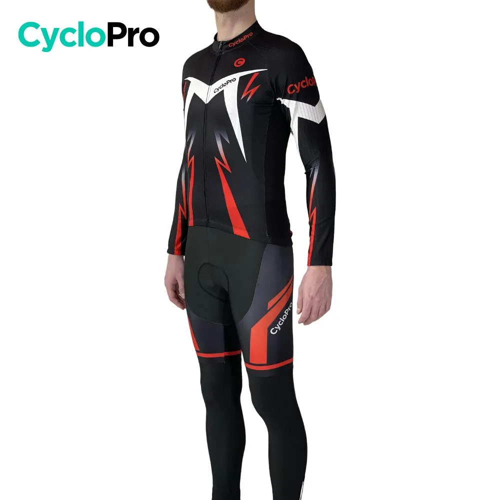 Tenue cycliste hiver Rouge - Confort+