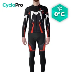 Tenue cycliste hiver Rouge - Confort+