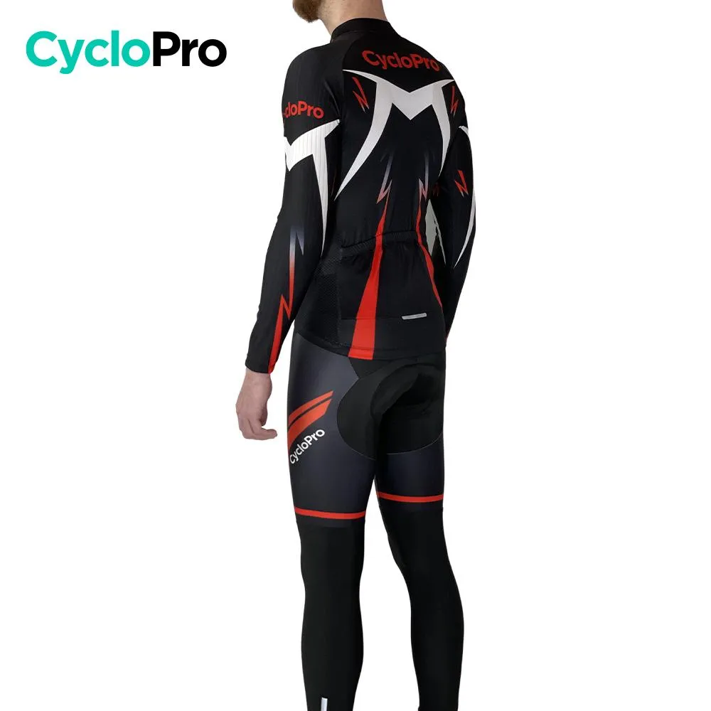 Tenue cycliste hiver Rouge - Confort+