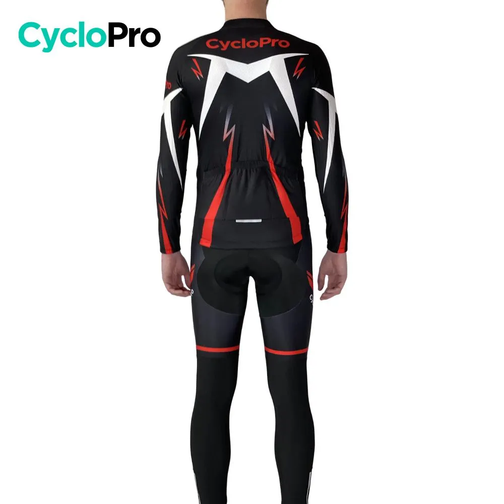 Tenue cycliste hiver Rouge - Confort+