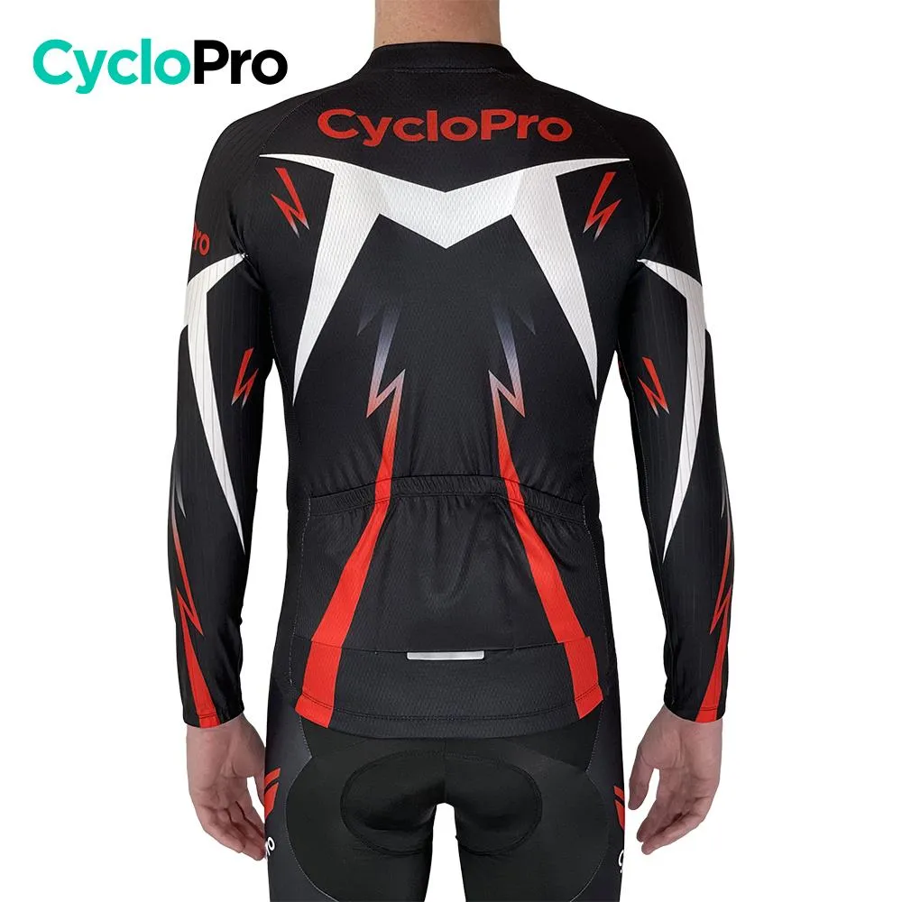 Tenue cycliste hiver Rouge - Confort+