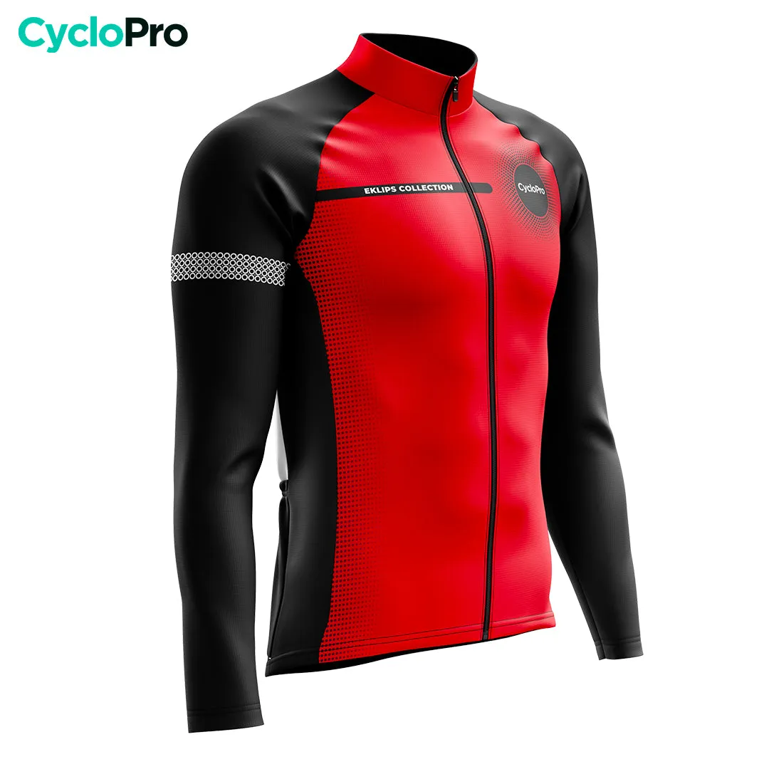 Tenue cycliste hiver Rouge - Eklïps