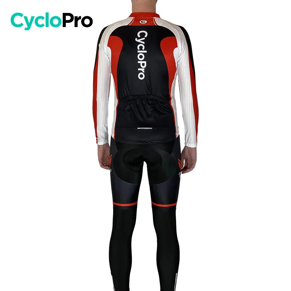 Tenue cycliste hiver rouge - Racing+