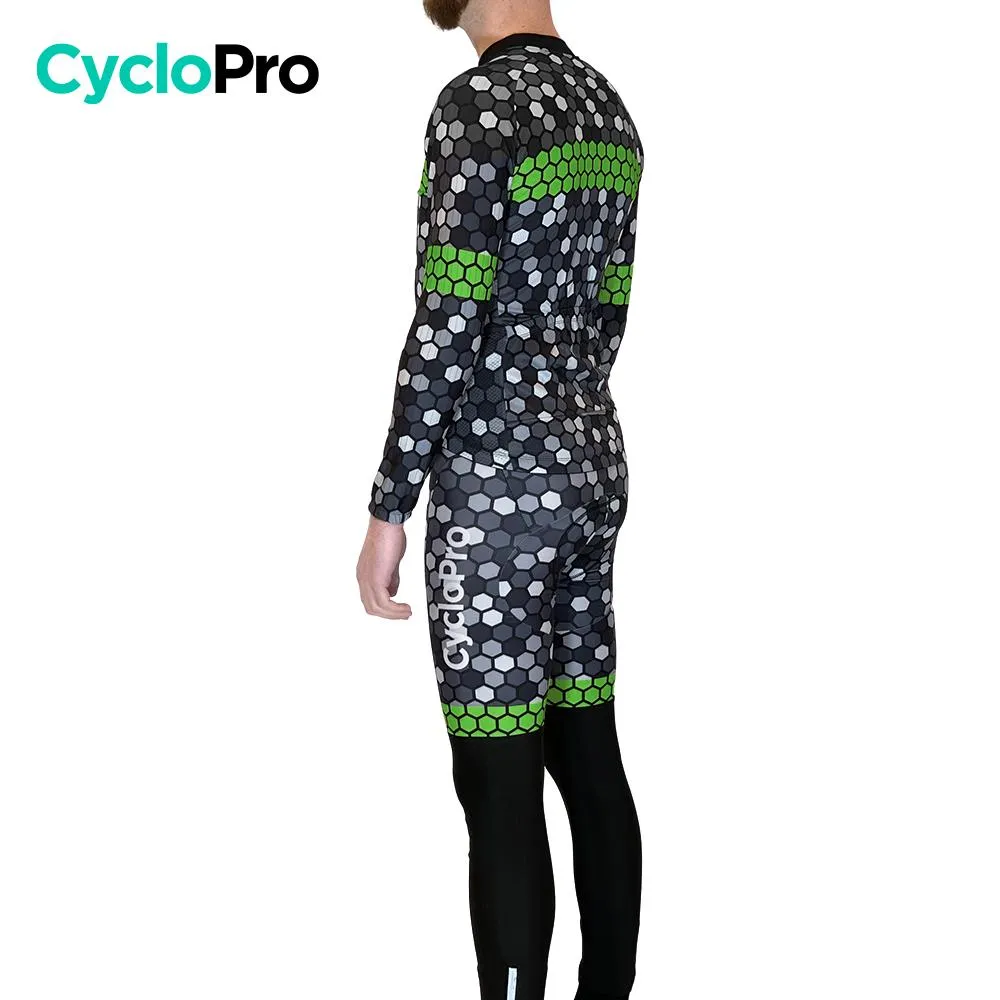 Tenue cycliste hiver Verte - Atmosphère+