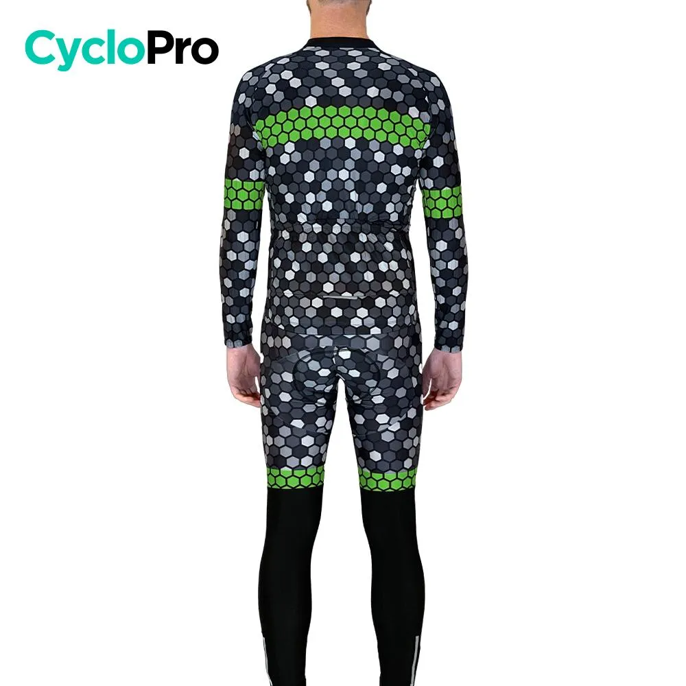 Tenue cycliste hiver Verte - Atmosphère+