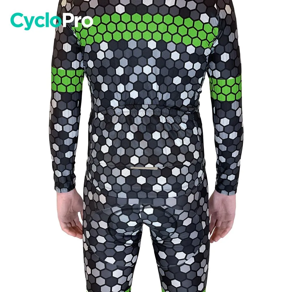 Tenue cycliste hiver Verte - Atmosphère+